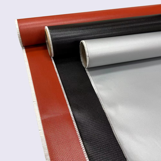 RUISHUN silikonbeschichtete Glasfasergeweberolle f&uuml;r Hochtemperaturanwendungen